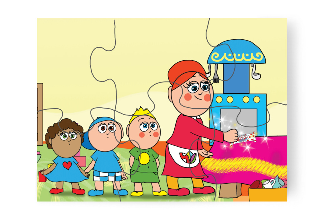 Varázspor a Túró Rudin – A Jutalom Rudi puzzle, 6 darab [TC03-13-P06]
