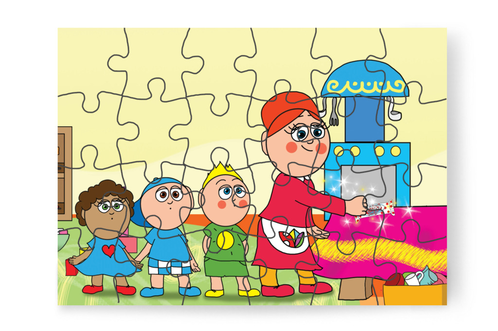 Varázspor a Túró Rudin – A Jutalom Rudi puzzle, 24 darab [TC03-13-P24]