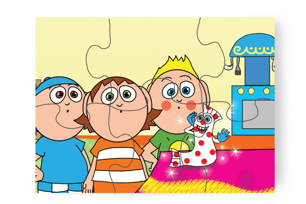 Életre kel a Túró Rudi – A Jutalom Rudi puzzle, 6 darab [TC03-14-P06]