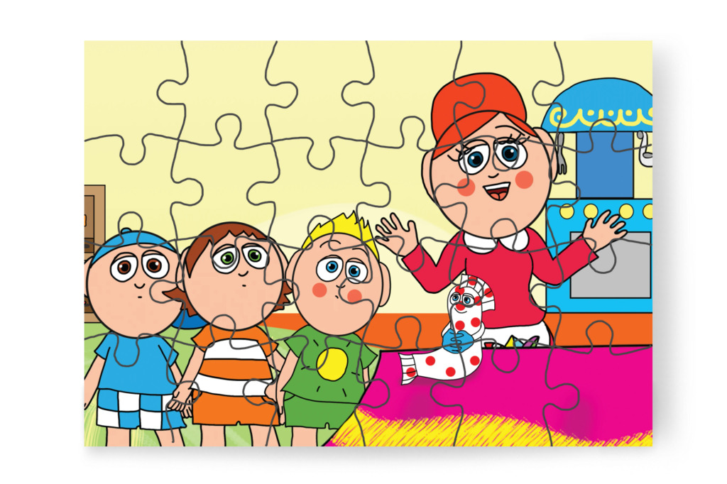 Óvónéni kérdése – A Jutalom Rudi puzzle, 24 darab [TC03-15-P24]