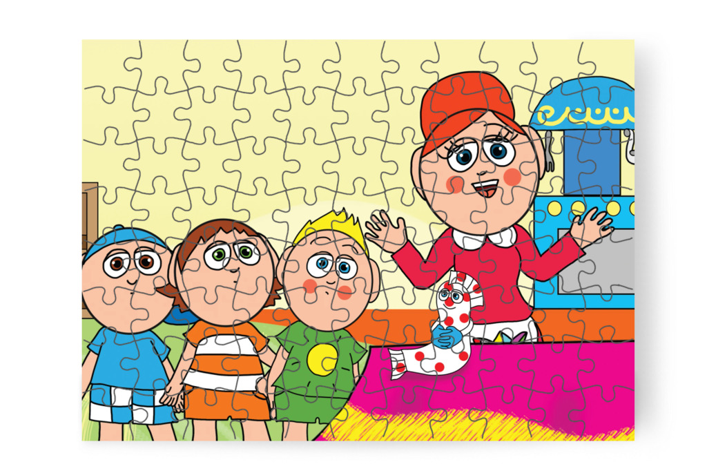 Óvónéni kérdése – A Jutalom Rudi puzzle, 88 darab [TC03-15-P88]