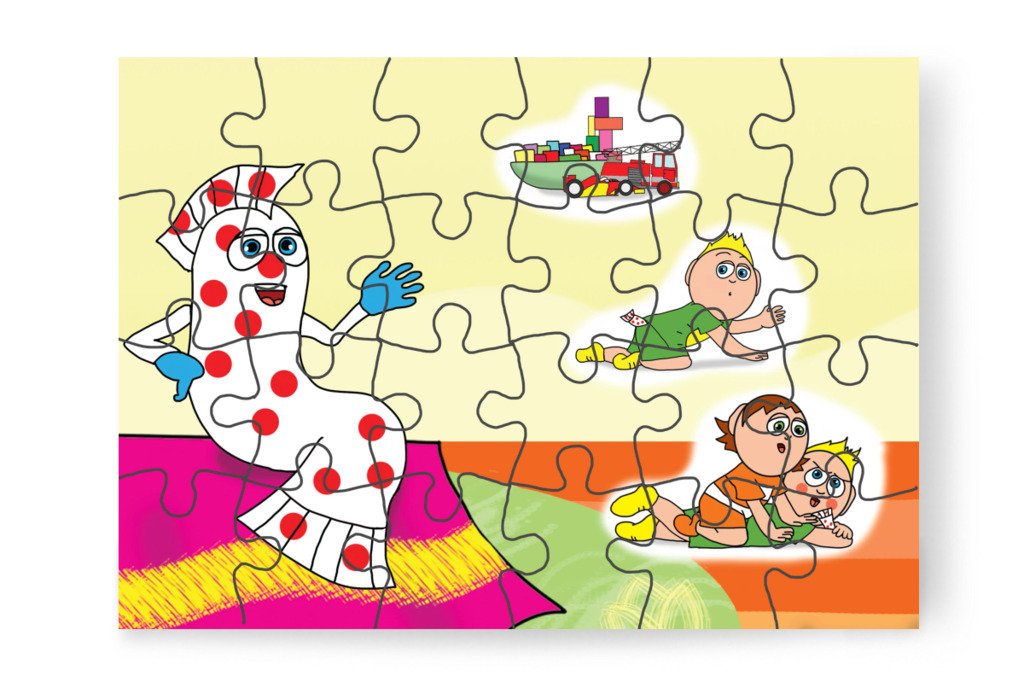 A gyerekek három hibája – A Jutalom Rudi puzzle, 24 darab [TC03-16-P24]