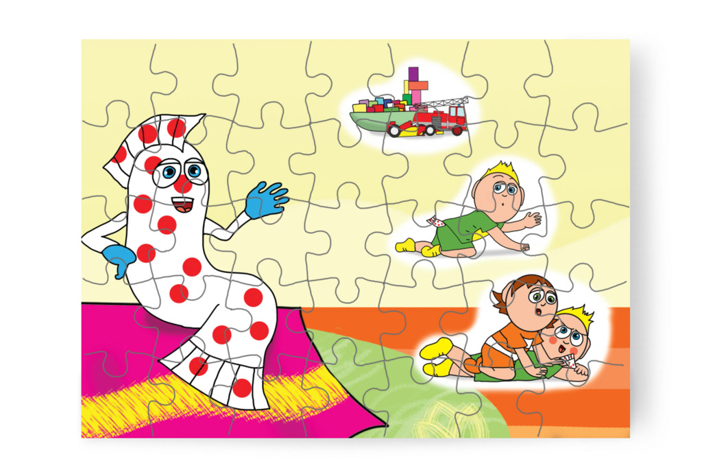 A gyerekek három hibája – A Jutalom Rudi puzzle, 35 darab [TC03-16-P35]