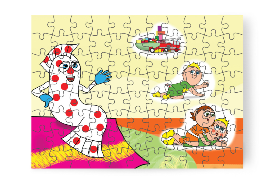 A gyerekek három hibája – A Jutalom Rudi puzzle, 88 darab [TC03-16-P88]