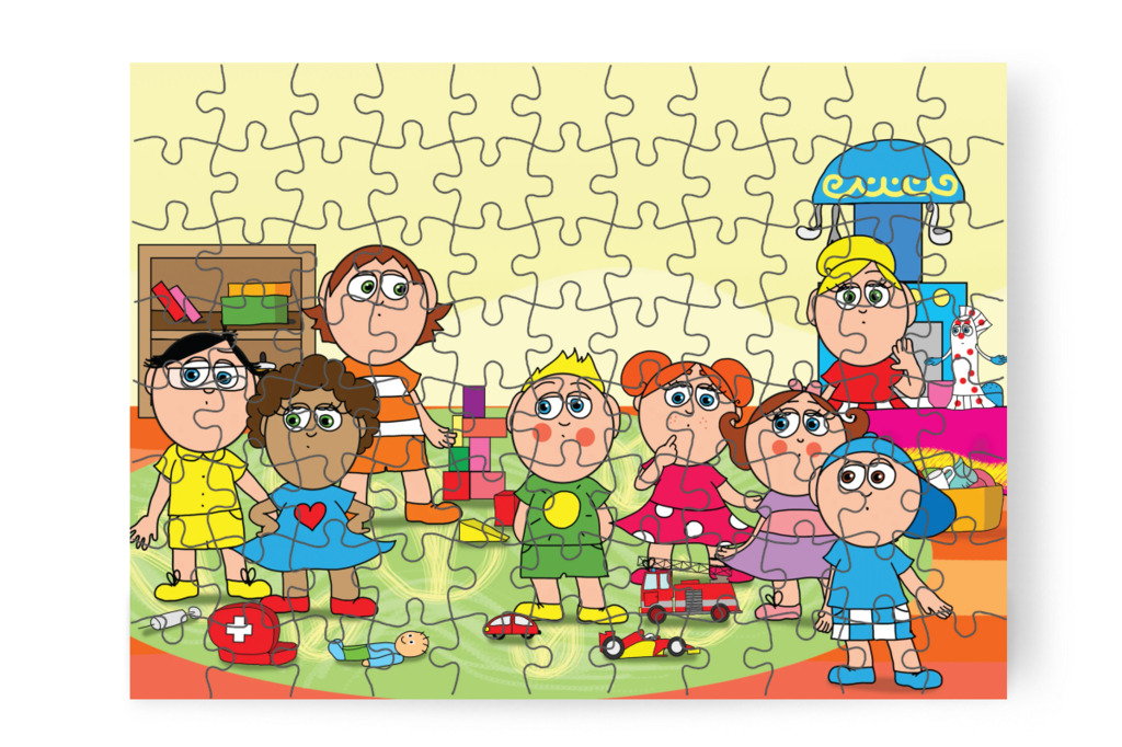 A gyerekek elszégyellik magukat – A Jutalom Rudi puzzle, 88 darab [TC03-18-P88]