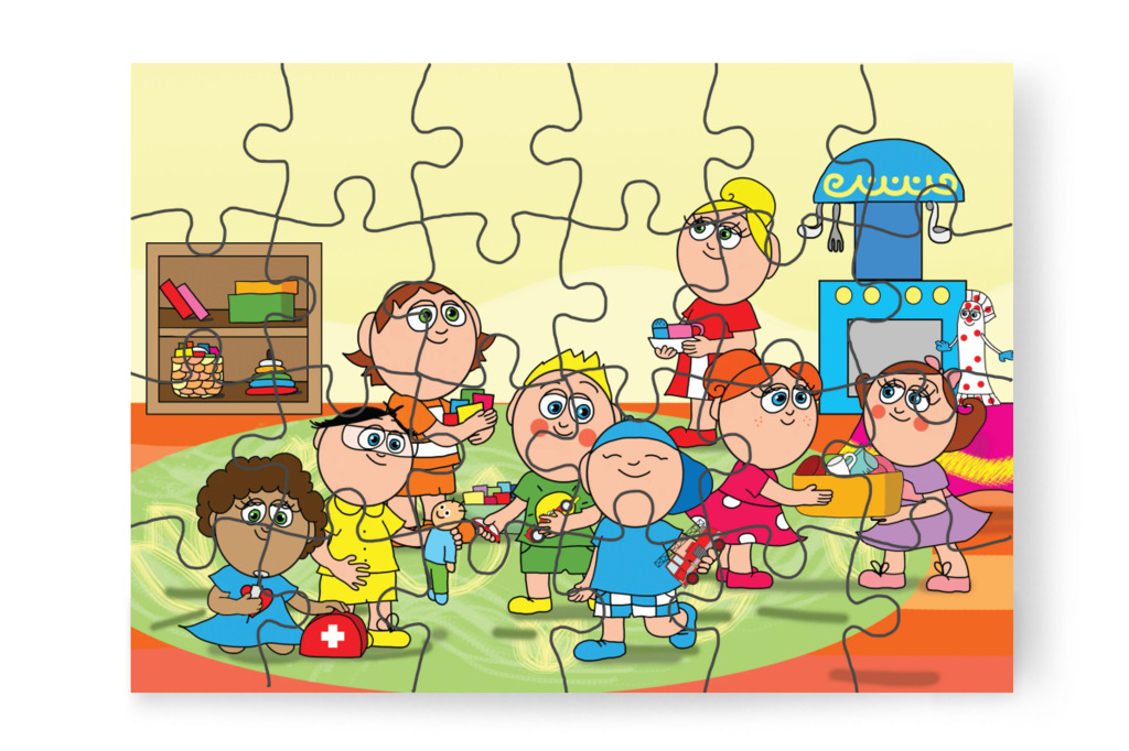 Rendet rak a csoport – A Jutalom Rudi puzzle, 24 darab [TC03-19-P24]