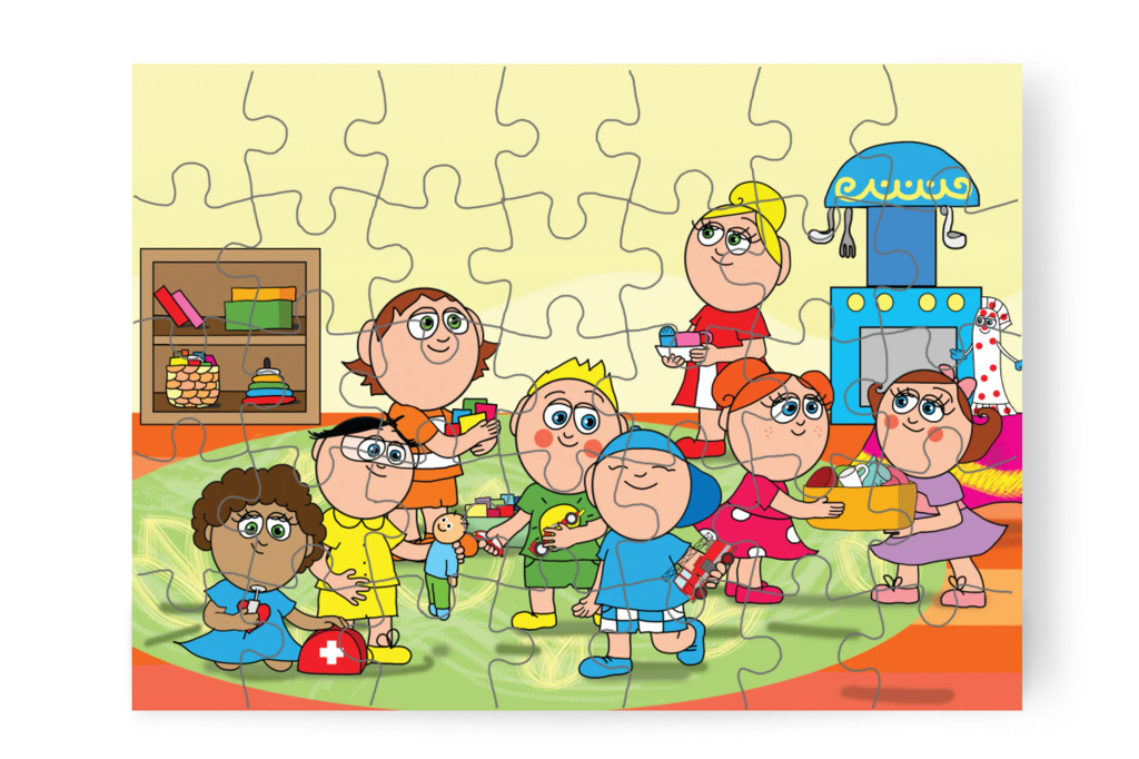 Rendet rak a csoport – A Jutalom Rudi puzzle, 35 darab [TC03-19-P35]