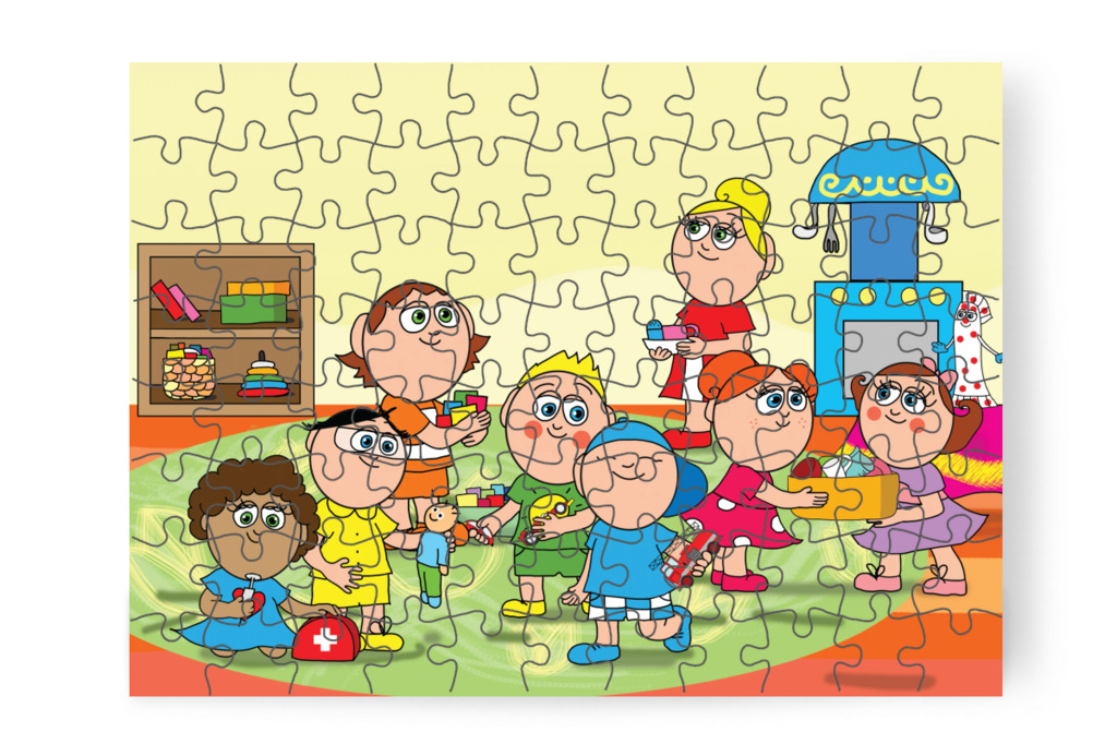 Rendet rak a csoport – A Jutalom Rudi puzzle, 88 darab [TC03-19-P88]
