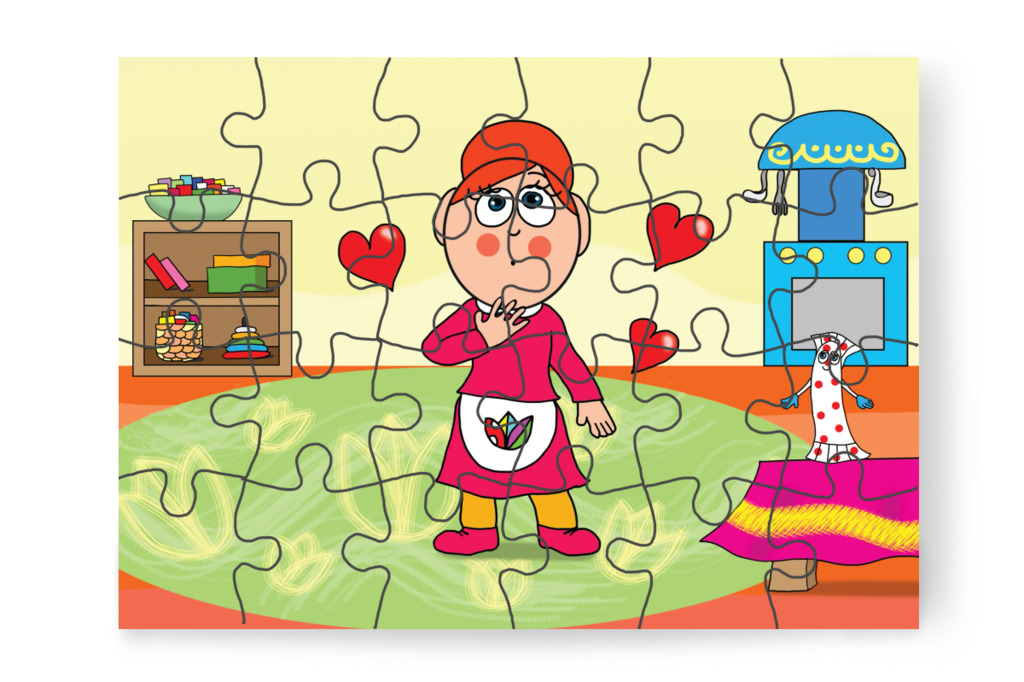 Óvónéni meglepődik – A Jutalom Rudi puzzle, 24 darab [TC03-21-P24]