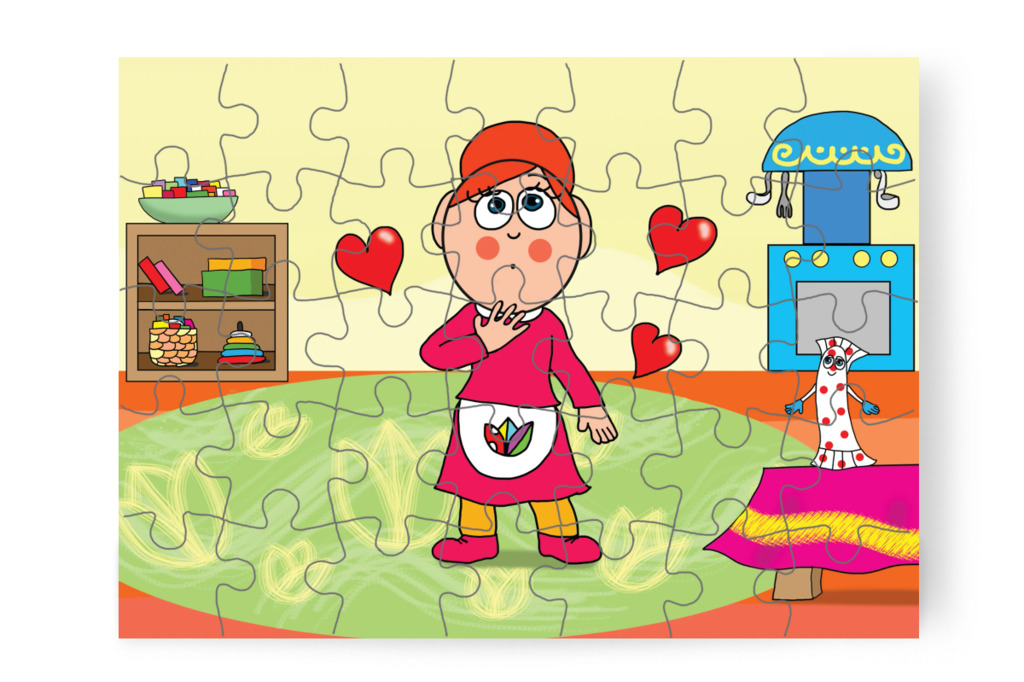 Óvónéni meglepődik – A Jutalom Rudi puzzle, 35 darab [TC03-21-P35]