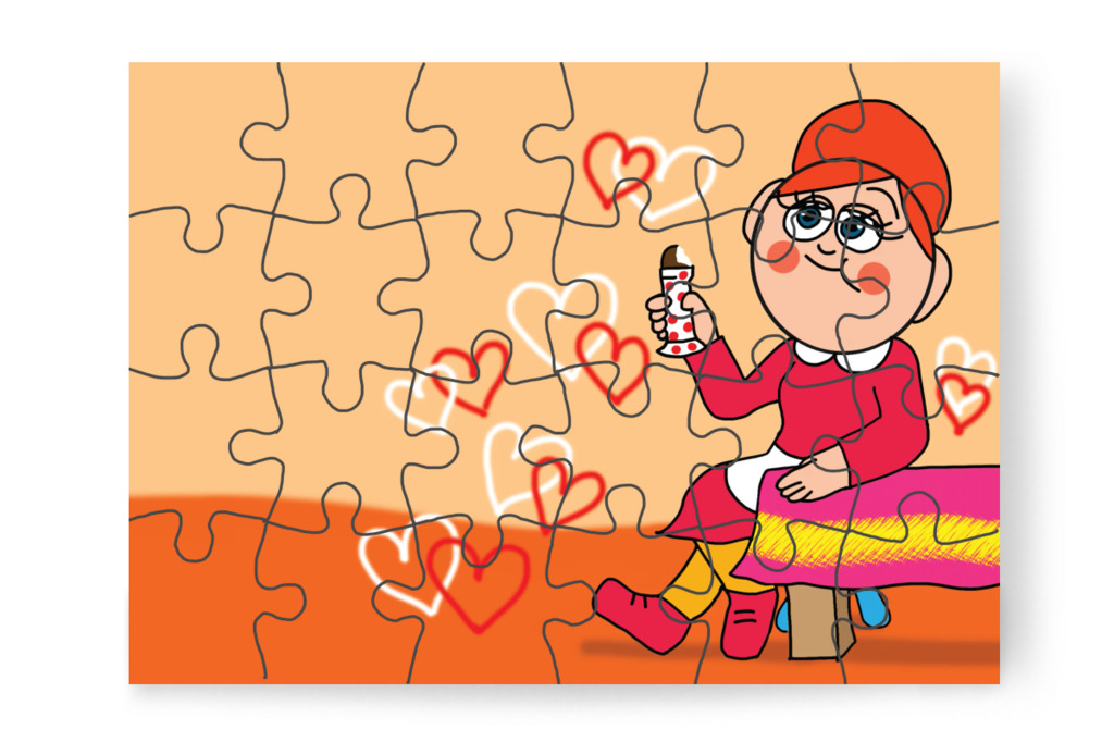 Teljesül a Jutalom Rudi vágya – A Jutalom Rudi puzzle, 24 darab [TC03-23-P24]