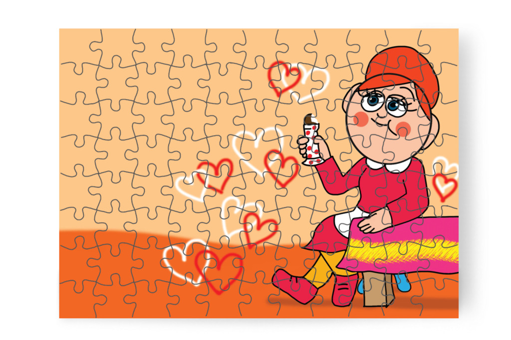 Teljesül a Jutalom Rudi vágya – A Jutalom Rudi puzzle, 88 darab [TC03-23-P88]