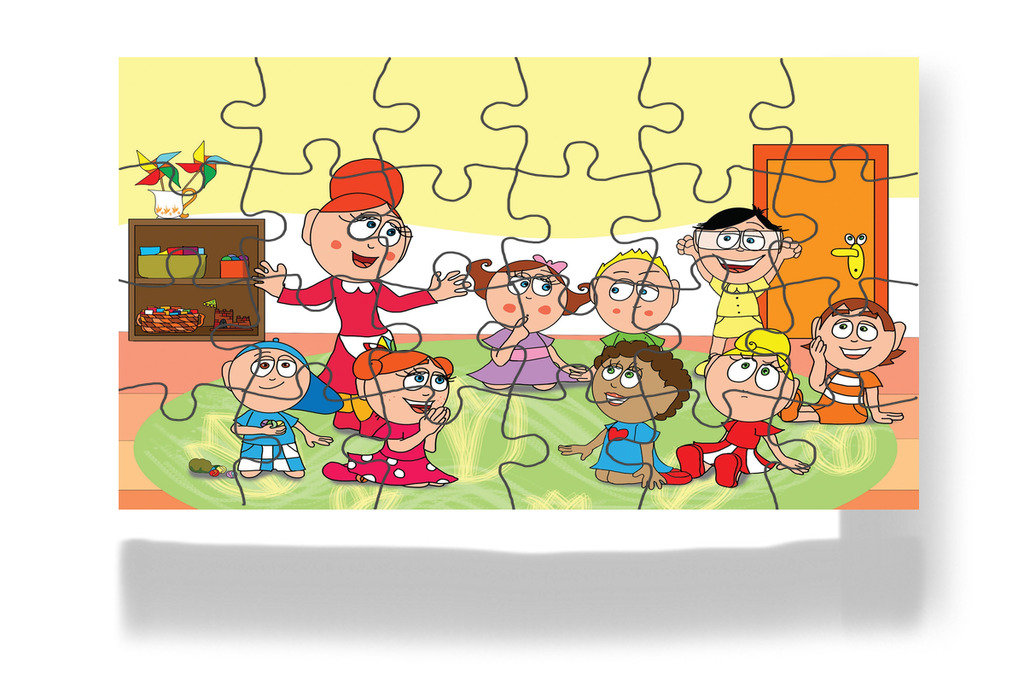 Barna doktor meghívja a csoportot – Kata és a doktor bácsi puzzle, 24 darab [TC08-02-P24]