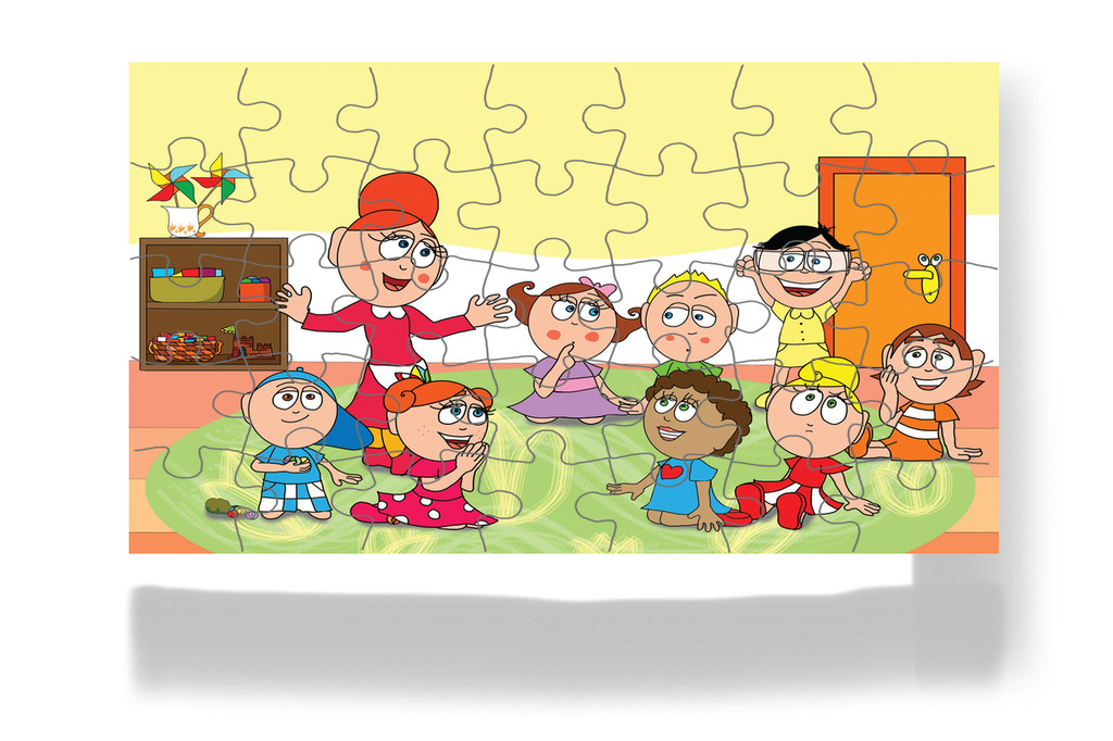 Barna doktor meghívja a csoportot – Kata és a doktor bácsi puzzle, 35 darab [TC08-02-P35]