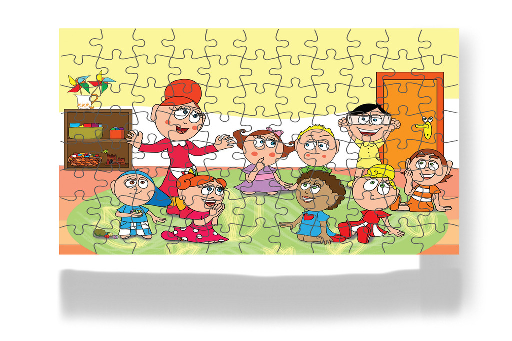 Barna doktor meghívja a csoportot – Kata és a doktor bácsi puzzle, 88 darab [TC08-02-P88]