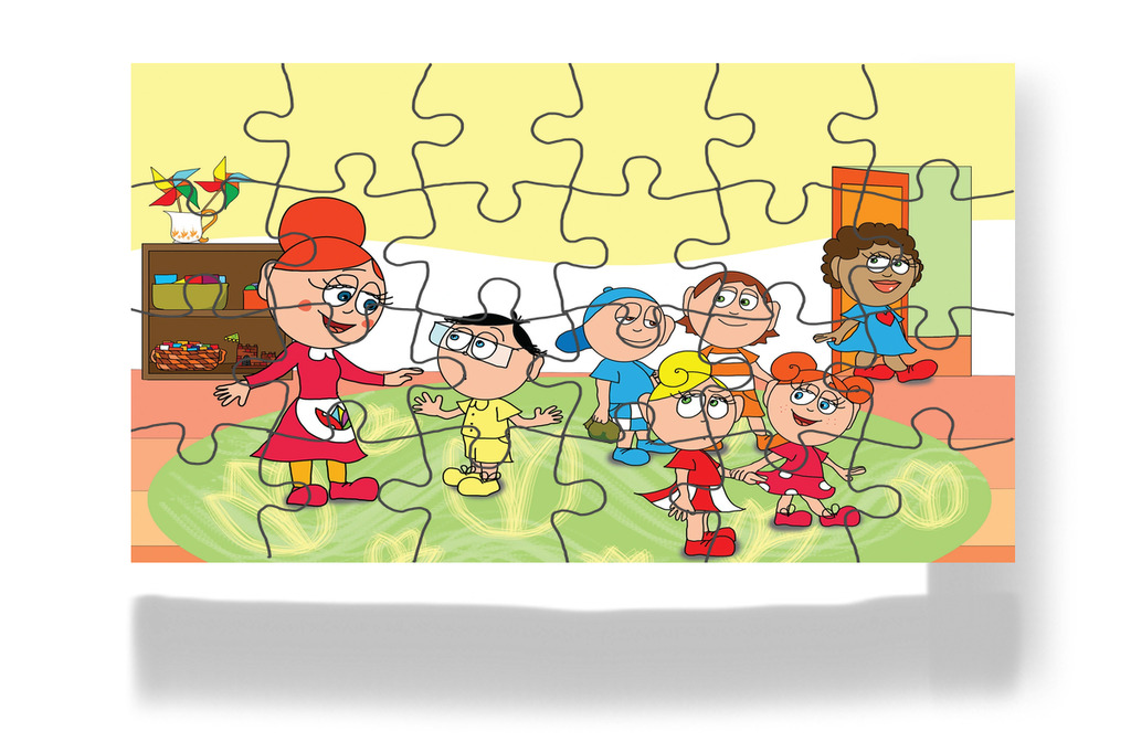 Tamás elviszi az orvosi táskáját – Kata és a doktor bácsi puzzle, 24 darab [TC08-03-P24]