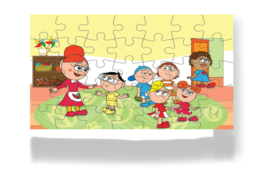 Tamás elviszi az orvosi táskáját – Kata és a doktor bácsi puzzle, 35 darab [TC08-03-P35]