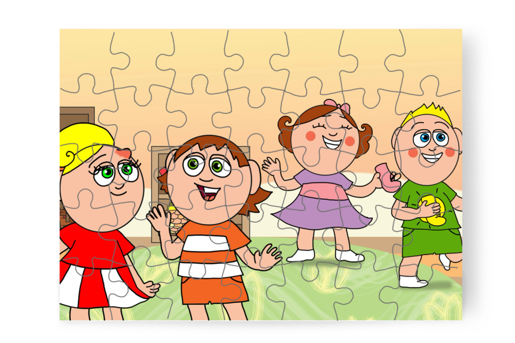 Ádám bocsánatot kér – Ádám és az elveszett Mikulás-csomag puzzle, 35 darab [TC48-17-P35]