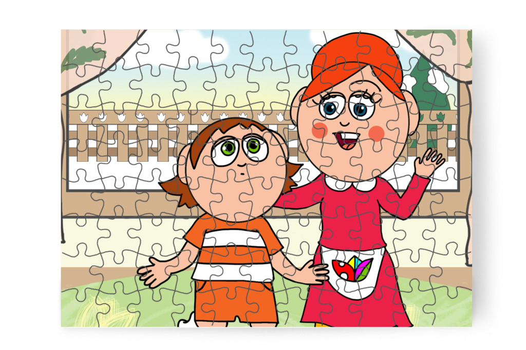 Hiába keresi a csomagját – Ádám és az elveszett Mikulás-csomag puzzle, 88 darab [TC48-20-P88]