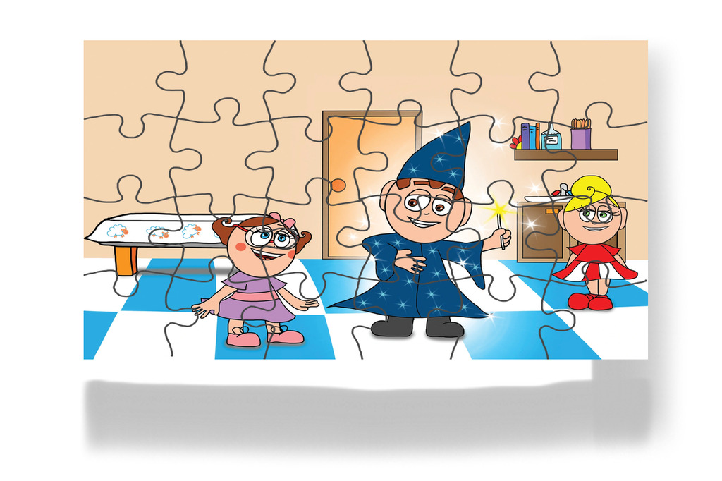 Natali varázslónak látja a doktort – Kata és a doktor bácsi puzzle, 24 darab [TC08-19-P24]