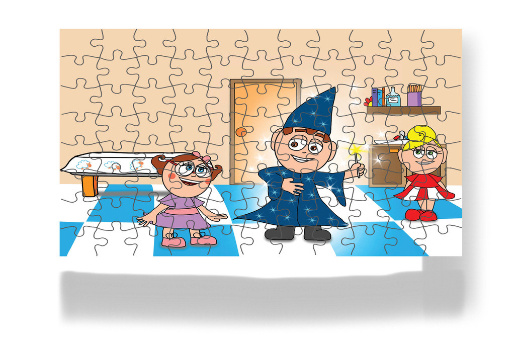 Natali varázslónak látja a doktort – Kata és a doktor bácsi puzzle, 88 darab [TC08-19-P88]