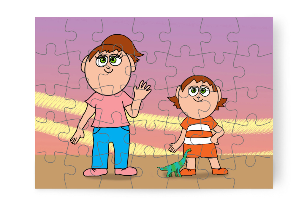 Izabella már felső tagozatos – Ádám és a mobiltelefon puzzle, 35 darab [TC43-06-P35]