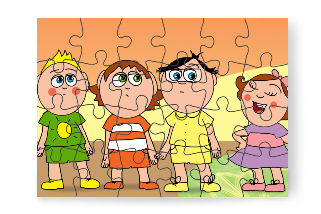 A többiek is Ádámot hibáztatják – Ádám és az elveszett Mikulás-csomag puzzle, 24 darab [TC48-24-P24]