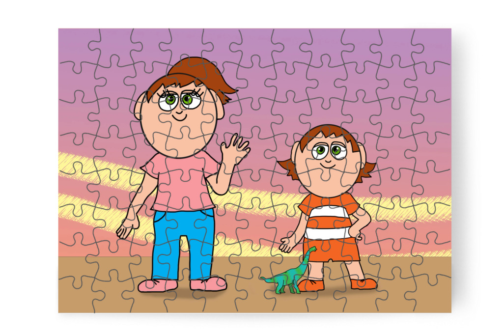 Izabella már felső tagozatos – Ádám és a mobiltelefon puzzle, 88 darab [TC43-06-P88]