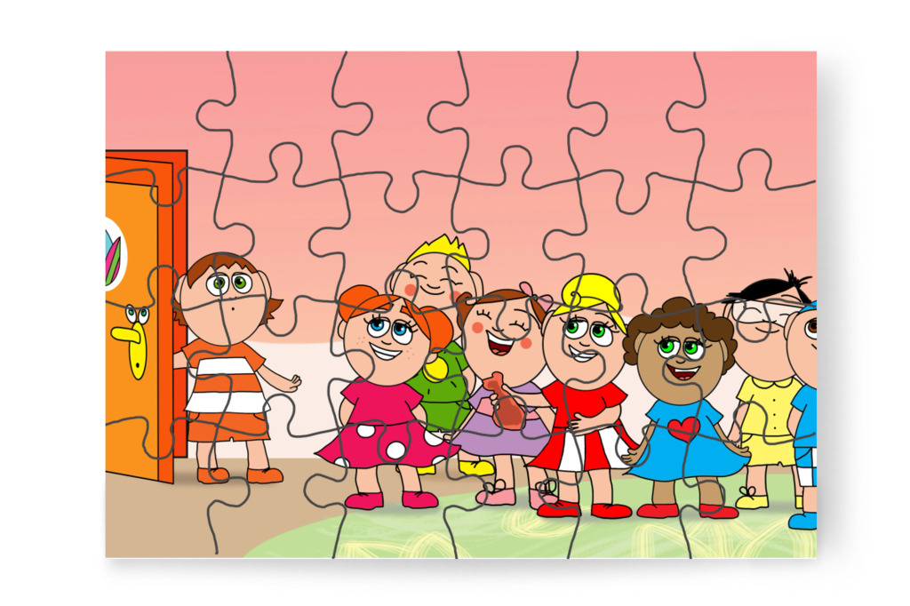 Ádámot egy csomag várja – Ádám és az elveszett Mikulás-csomag puzzle, 24 darab [TC48-30-P24]
