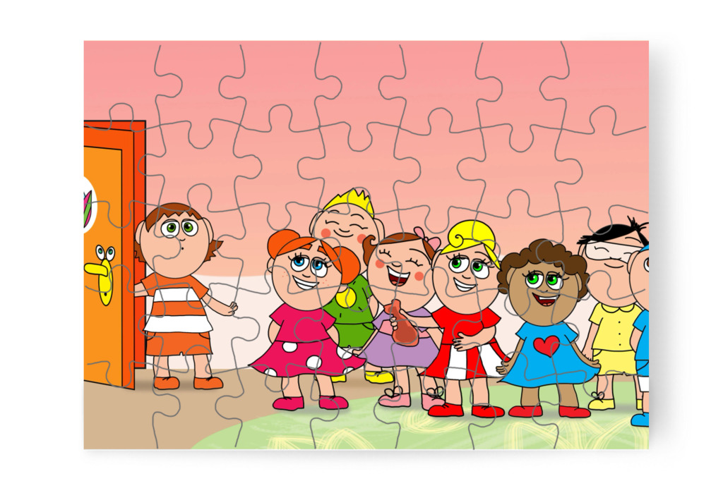 Ádámot egy csomag várja – Ádám és az elveszett Mikulás-csomag puzzle, 35 darab [TC48-30-P35]