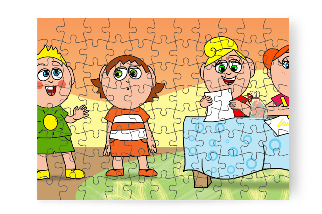 Patrik rosszra gondol – Ádám és az elveszett Mikulás-csomag puzzle, 88 darab [TC48-23-P88]