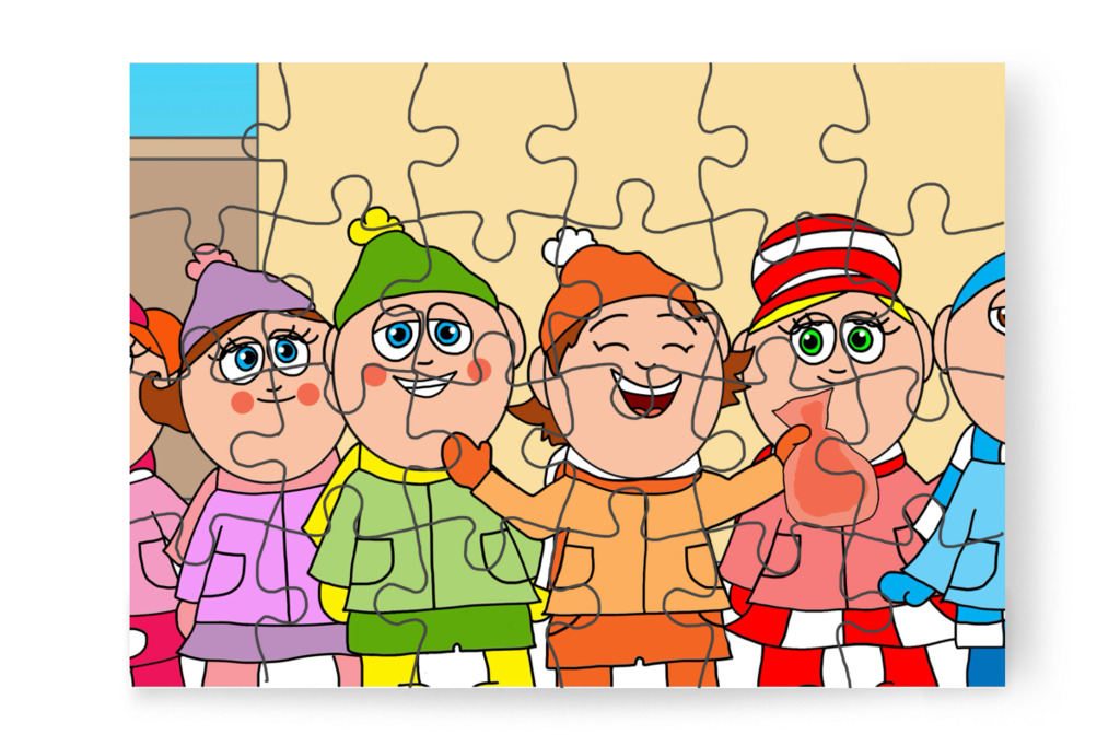Ádám Óvónéninek ajánlja – Ádám és az elveszett Mikulás-csomag puzzle, 24 darab [TC48-35-P24]