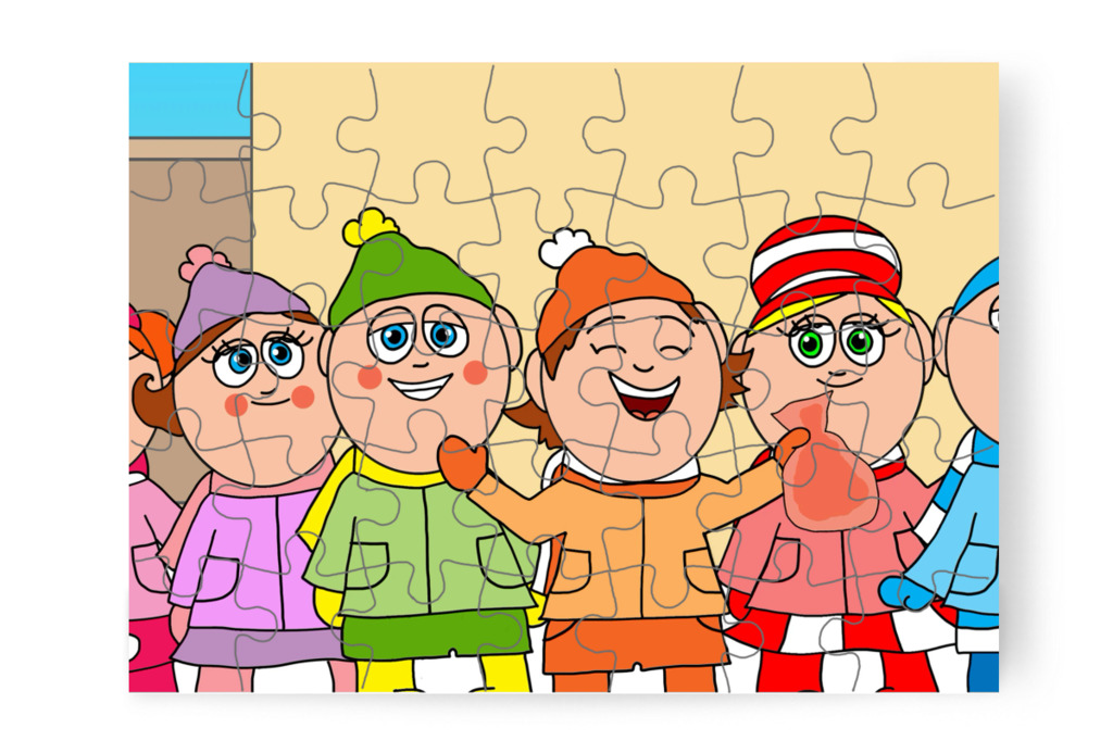 Elszalad az idő – Ádám és a mobiltelefon puzzle, 35 darab [TC43-13-P35]