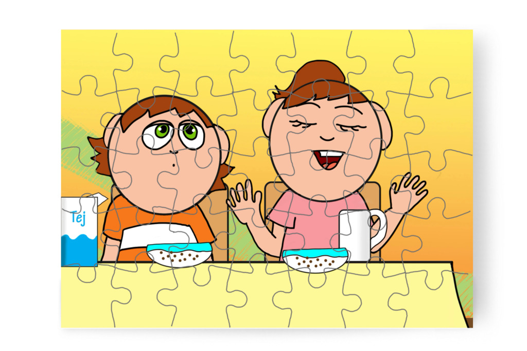 Izabella tud az éjszakai játékról – Ádám és a mobiltelefon puzzle, 35 darab [TC43-42-P35]