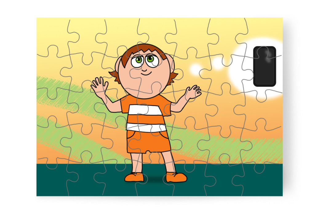 Ádám megérti a szüleit – Ádám és a mobiltelefon puzzle, 35 darab [TC43-48-P35]