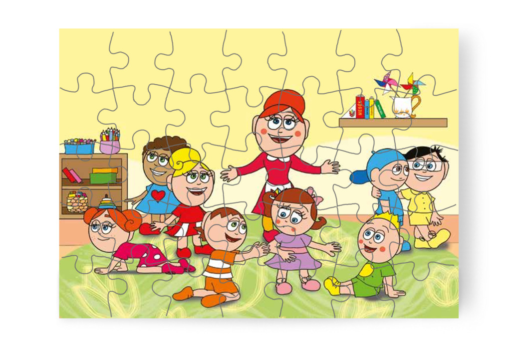 A gyerekek játszani indulnak – Patrik és a pisi ügy puzzle, 35 darab [TC13-02-P35]