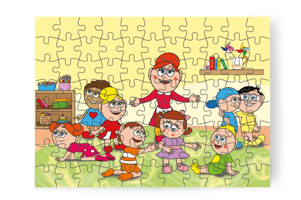 A gyerekek játszani indulnak – Patrik és a pisi ügy puzzle, 88 darab [TC13-02-P88]