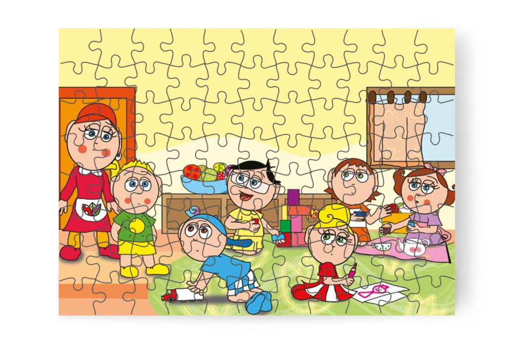 A gyerekek észreveszik Patrik új nadrágját – Patrik és a pisi ügy puzzle, 88 darab [TC13-10-P88]