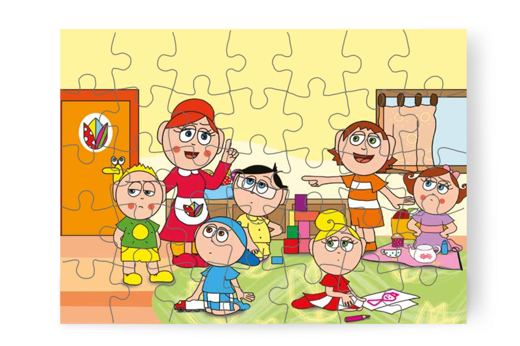 Óvónéni megállítja a csúfolódást – Patrik és a pisi ügy puzzle, 35 darab [TC13-11-P35]