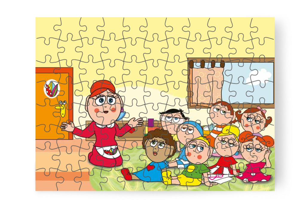 Óvónéni a segítségkérésről beszél – Patrik és a pisi ügy puzzle, 88 darab [TC13-14-P88]