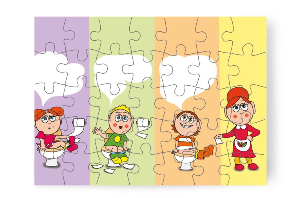 Klára, Patrik és Ádám is megszólal – Patrik és a pisi ügy puzzle, 35 darab [TC13-16-P35]