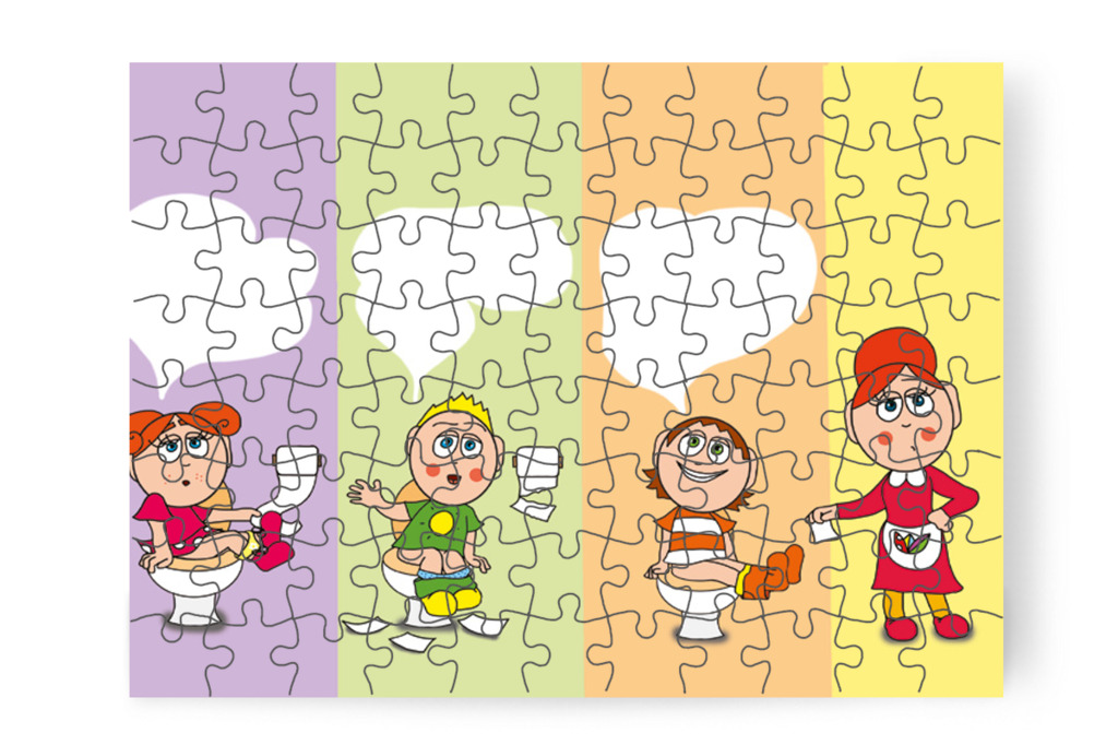 Klára, Patrik és Ádám is megszólal – Patrik és a pisi ügy puzzle, 88 darab [TC13-16-P88]