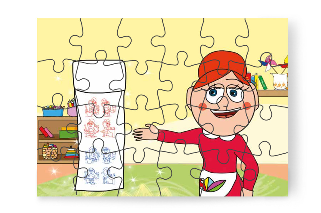 A varázspapír megmutatja a sorrendet – Patrik és a pisi ügy puzzle, 24 darab [TC13-19-P24]