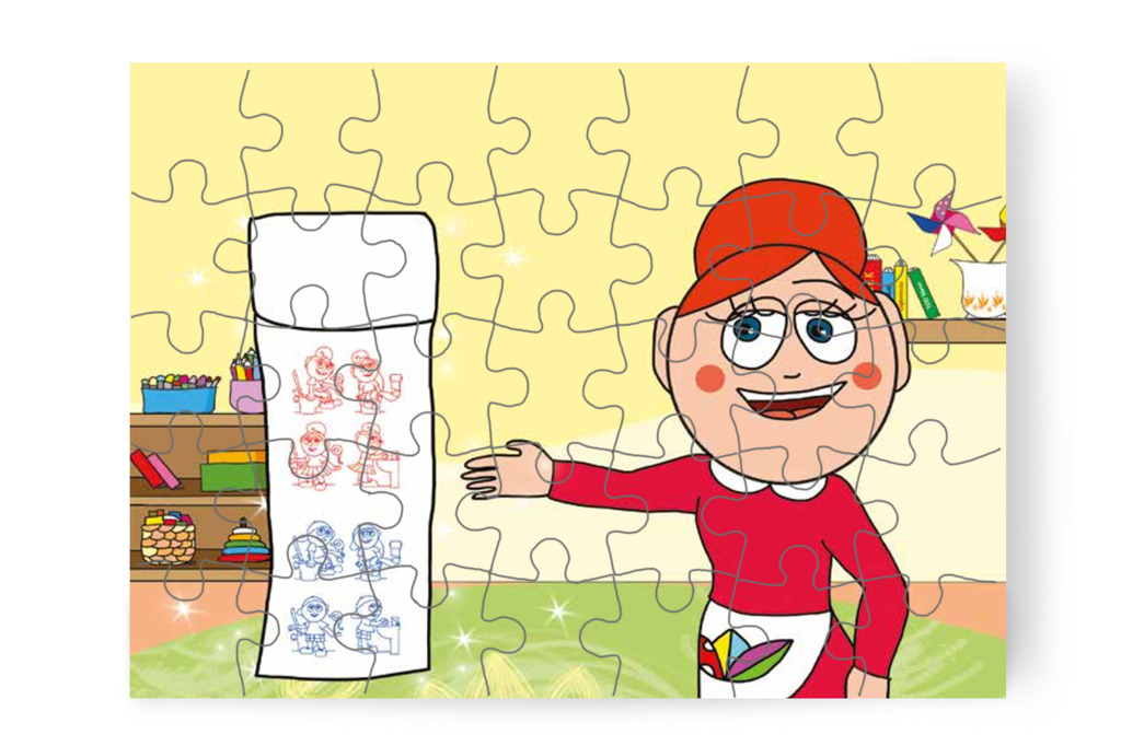 A varázspapír megmutatja a sorrendet – Patrik és a pisi ügy puzzle, 35 darab [TC13-19-P35]