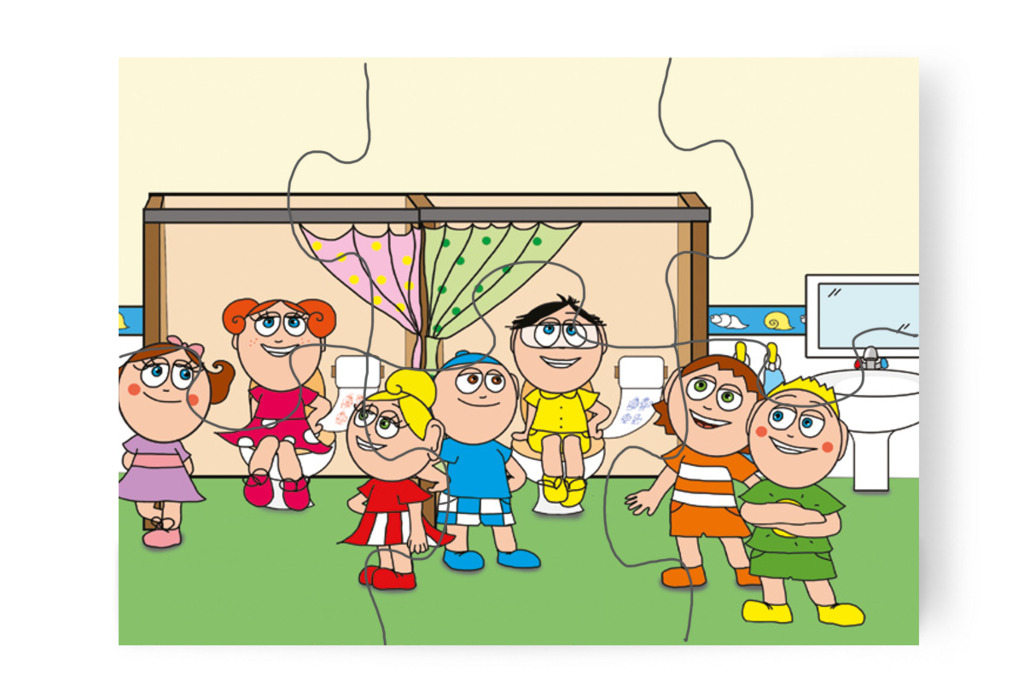 Mindenki egy kicsit bátrabb lesz – Patrik és a pisi ügy puzzle, 6 darab [TC13-21-P06]