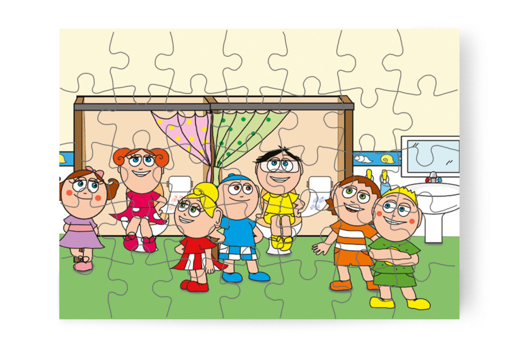 Mindenki egy kicsit bátrabb lesz – Patrik és a pisi ügy puzzle, 35 darab [TC13-21-P35]