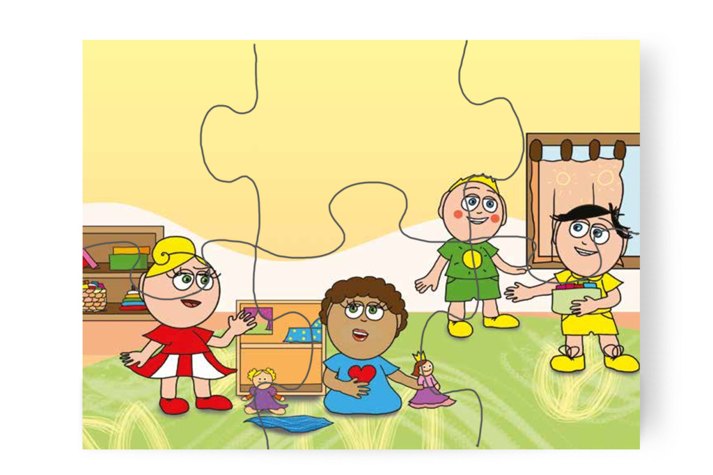 Kata a királylány babát szeretné – Katának hiányzik az anyukája puzzle, 6 darab [TC14-08-P06]