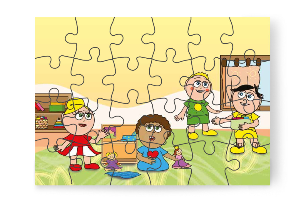 Kata a királylány babát szeretné – Katának hiányzik az anyukája puzzle, 24 darab [TC14-08-P24]