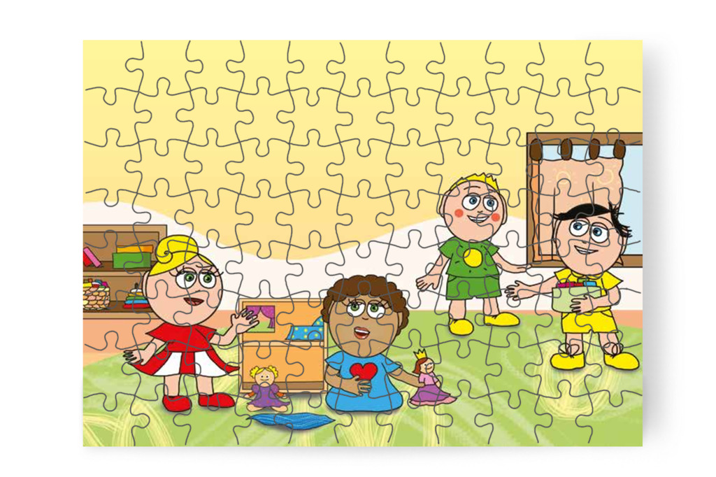 Kata a királylány babát szeretné – Katának hiányzik az anyukája puzzle, 88 darab [TC14-08-P88]