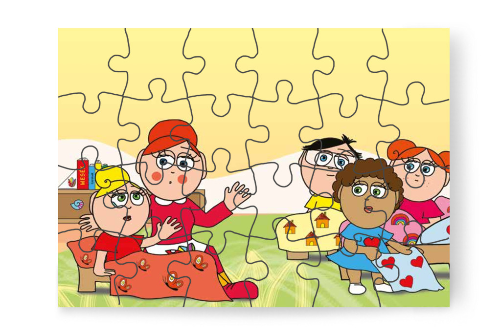 Kata elmondja, hogy hiányzik az anyukája – Katának hiányzik az anyukája puzzle, 24 darab [TC14-12-P24]